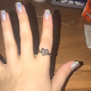 James Avery heart knot ring